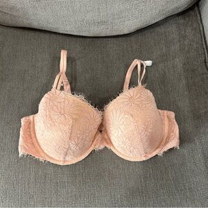 Aerie Demi Bra Women’s Size 38C Pink Lace